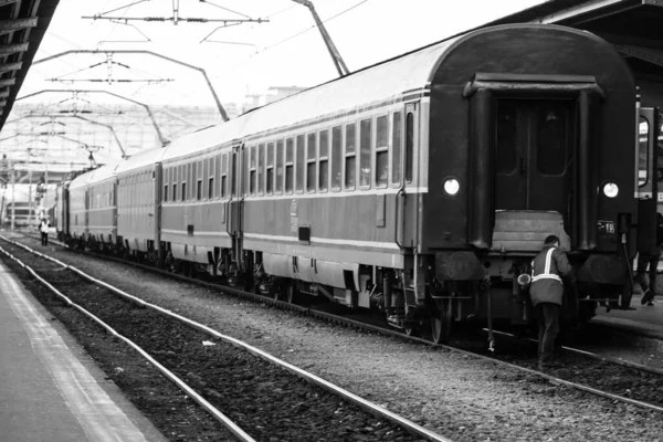 Bükreş Kuzey Tren Stasyonu Gara Nord Bükreş Romanya 2023 — Stok fotoğraf