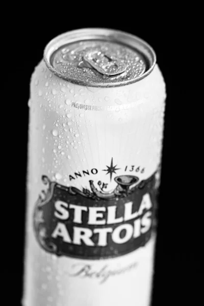 Bière Stella Artois Bucarest Roumanie 2023 — Photo