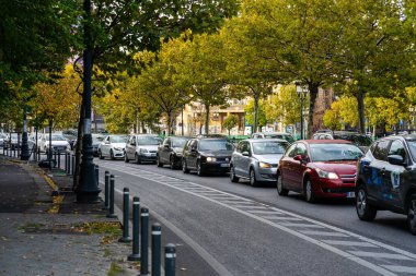 Bükreş, Romanya, 2022 'de trafik sıkışıklığı, trafik yoğunluğu