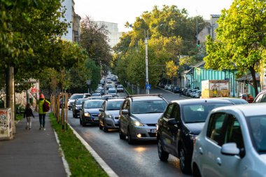 Bükreş, Romanya, 2022 'de trafik sıkışıklığı, trafik yoğunluğu