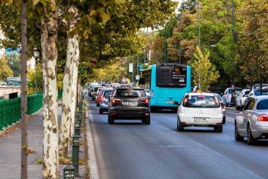 Bükreş, Romanya, 2022 'de trafik sıkışıklığı, trafik yoğunluğu