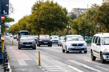 Bükreş, Romanya, 2022 'de trafik sıkışıklığı, trafik yoğunluğu