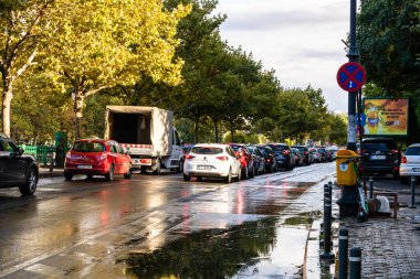 Bükreş, Romanya, 2022 'de trafik sıkışıklığı, trafik yoğunluğu