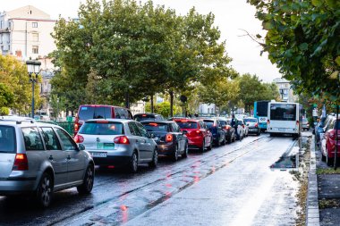 Bükreş, Romanya, 2022 'de trafik sıkışıklığı, trafik yoğunluğu