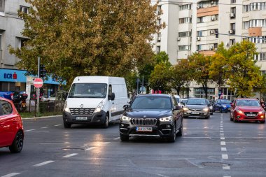 Bükreş, Romanya, 2022 'de trafik sıkışıklığı, trafik yoğunluğu