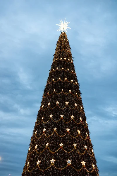 Stock image Bucharest Christmas market - Detail of Christmas tree