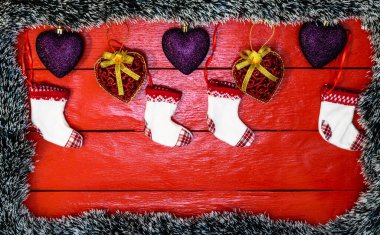 Noel ışıkları ile Noel ağacı süslemeleri