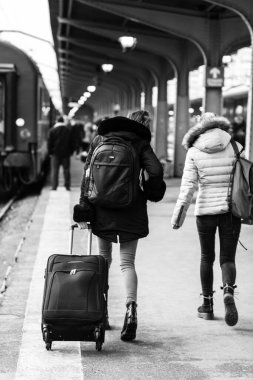 Bükreş Kuzey Tren İstasyonu (Gara de Nord Bükreş) Romanya, 2022