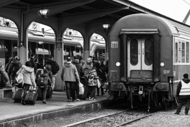 Bükreş Kuzey Tren İstasyonu (Gara de Nord Bükreş) Romanya, 2022