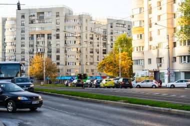 Bükreş, Romanya, 2022 'de trafik sıkışıklığı, trafik yoğunluğu