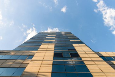 Modern building architecture building in Bucharest, Romania