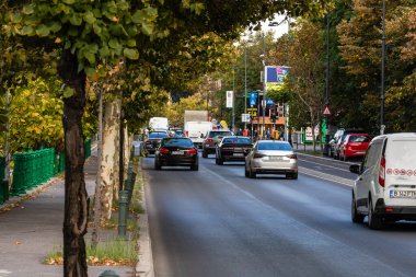 Bükreş, Romanya, 2022 'de trafik sıkışıklığı, trafik yoğunluğu