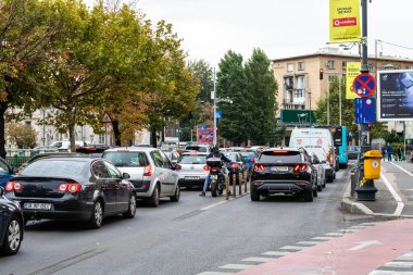 Bükreş, Romanya, 2022 'de trafik sıkışıklığı, trafik yoğunluğu