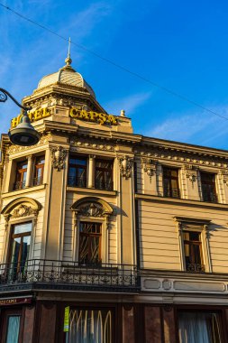 Hotel Capsa located on Victory Avenue in Bucharest, Romania, 2022