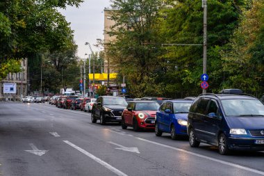 Bükreş, Romanya, 2022 'de trafik sıkışıklığı, trafik yoğunluğu