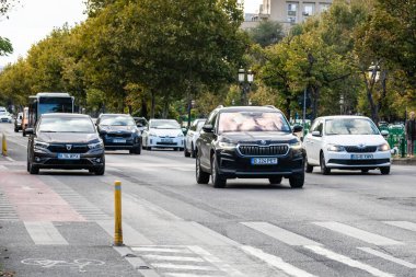 Bükreş, Romanya, 2022 'de trafik sıkışıklığı, trafik yoğunluğu