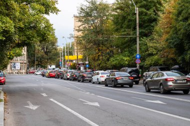 Bükreş, Romanya, 2022 'de trafik sıkışıklığı, trafik yoğunluğu