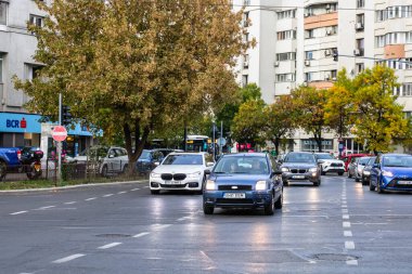Bükreş, Romanya, 2022 'de trafik sıkışıklığı, trafik yoğunluğu