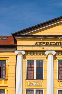 Mimari ayrıntılar, 1 Aralık 1918 Üniversitesi, Alba Iulia, Romanya, 2021