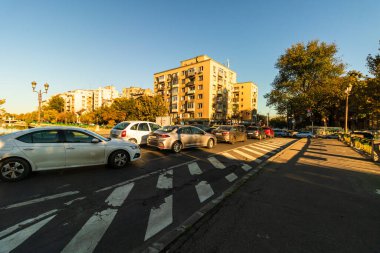 Bükreş, Romanya, 2022 'de trafik sıkışıklığı, trafik yoğunluğu