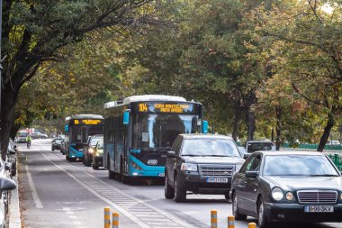 Bükreş, Romanya, 2022 'de trafik sıkışıklığı, trafik yoğunluğu