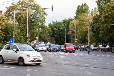 Bükreş, Romanya, 2022 'de trafik sıkışıklığı, trafik yoğunluğu