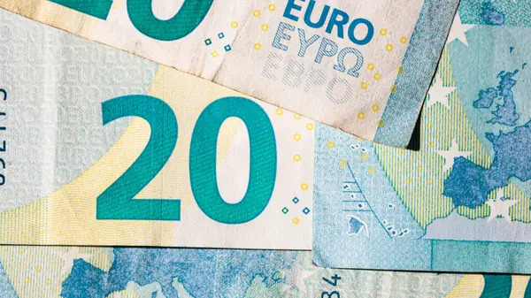 stock image EURO currency. Europe inflation, EUR money. European Union curreny