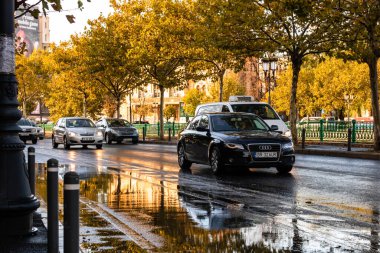 Bükreş, Romanya, 2022 'de trafik sıkışıklığı, trafik yoğunluğu