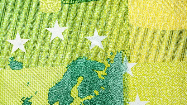 Moneta Euro Europa Inflazione Moneta Europea Sterlina Dell Unione Europea — Foto Stock