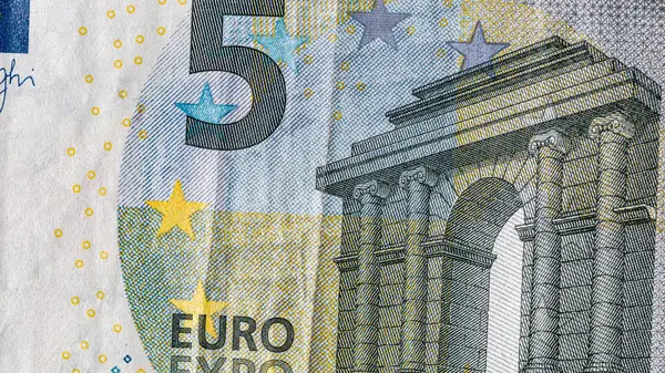 Moneda Euros Europa Inflación Dinero Euros Currenia Unión Europea — Foto de Stock