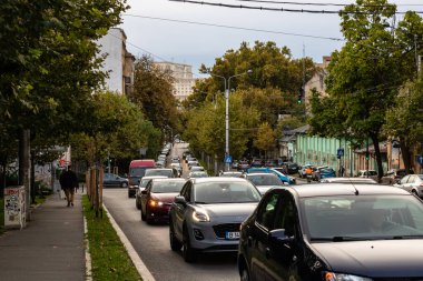 Bükreş, Romanya, 2022 'de trafik sıkışıklığı, trafik yoğunluğu