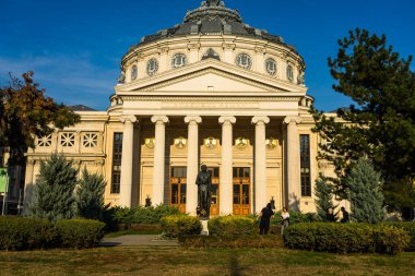 Romanian Athenaeum or Ateneul Roman in Bucharest, Romania 2022