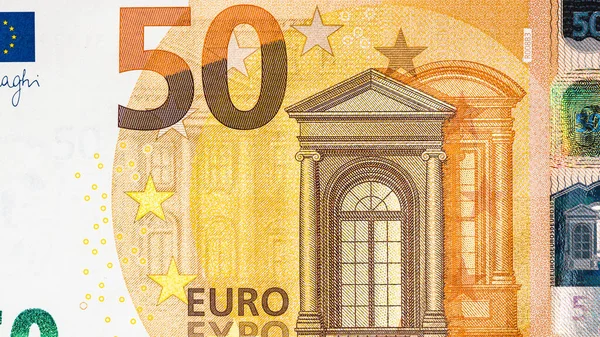 Euro Para Birimi Avrupa Enflasyonu Eur Parası Avrupa Birliği Parası — Stok fotoğraf