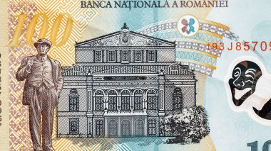 Romanya LEI Para Birimi Banknotu. RON Para Avrupa Para Birimi