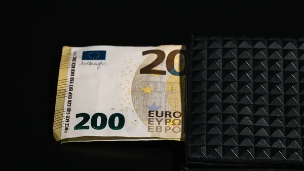 Moneta Euro Europa Inflazione Moneta Europea Sterlina Dell Unione Europea — Foto Stock