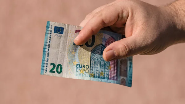 Euro Valuta Európa Inflációja Euró Pénz Európai Uniós Ribiszke — Stock Fotó