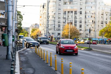 Bükreş, Romanya, 2022 'de trafik sıkışıklığı, trafik yoğunluğu
