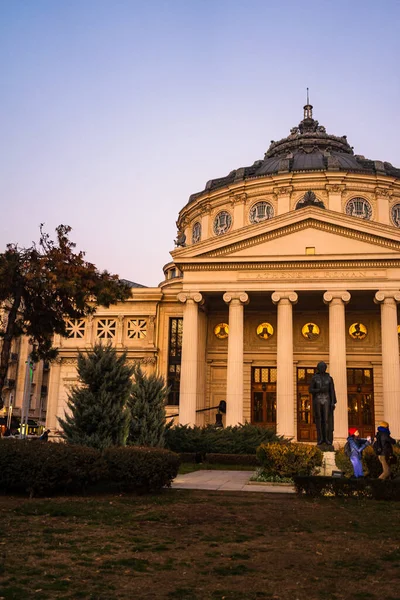 Romanian Athenaeum Ateneul Roman Bucharest Romania 2022 — Fotografia de Stock