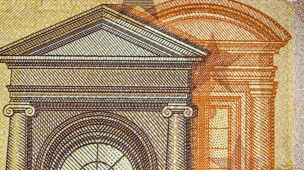 Euro Valuta Európa Inflációja Euró Pénz Európai Uniós Ribiszke — Stock Fotó