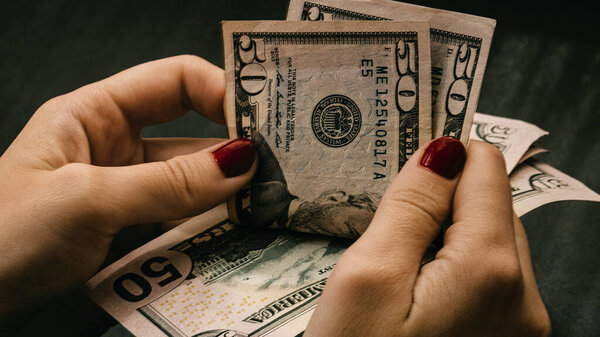 US dollar currency. USD inflation, US money