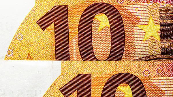 Moneta Euro Europa Inflazione Moneta Europea Moneta Dell Unione Europea — Foto Stock