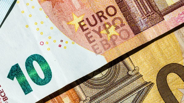 Euro Valuta Europa Inflatie Euro Geld Europese Munt — Stockfoto