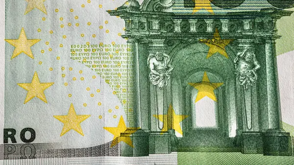 Евро Валюта Инфляция Европе Евро Европейская Валюта — стоковое фото