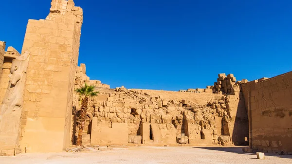 Древние Руины Карнакского Храма Луксоре Египет — стоковое фото