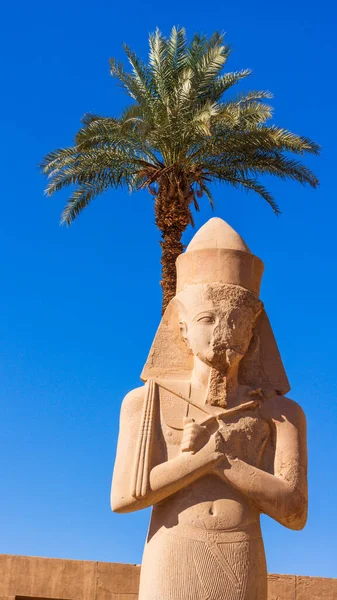 stock image Ancient ruins of Karnak temple in Luxor, Egypt