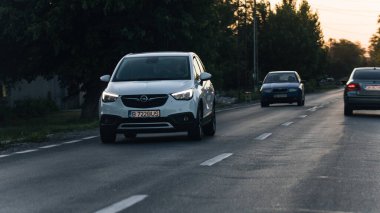 Tampon Tamponu - Romanya 'nın Bükreş kentinde yoğun trafik yoğunluğu, 2023