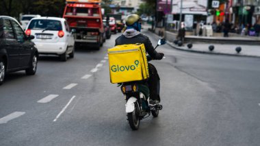 Tampon Tamponu - Romanya 'nın Bükreş kentinde yoğun trafik yoğunluğu, 2023