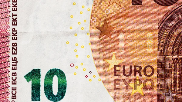Euro Valuta Europa Inflatie Euro Geld Europese Munt — Stockfoto