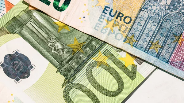 Mata Uang Euro Eropa Inflasi Uang Eur Mata Uang Uni — Stok Foto