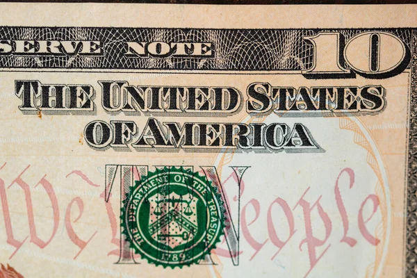 Usd Moneda Medio Los Desafíos Inflación Americana — Foto de Stock
